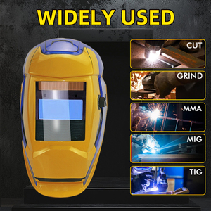 Casco de Soldadura Solar con 2 Sensores de Arco, Pantalla Amplia 4/9-13, TIG MIG, Batería Reemplazable, Cristal Líquido, 2 Sondas - Product Image 2