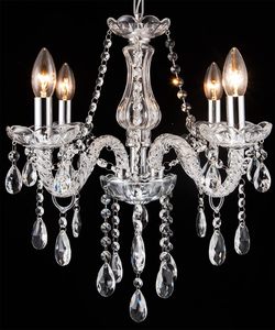 Lustre en verre de Bohème bon marché d'usine lustres à bougie Vintage classiques pour luminaire de décoration de mariage - Product Image 4