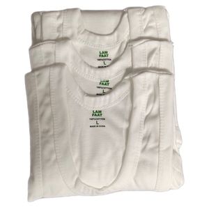 Chaleco Casual de Punto de <span class=keywords><strong>Verano</strong></span> para <span class=keywords><strong>Hombre</strong></span>, 3 Piezas, Exportación a África y Medio Oriente, Comercio Transfronterizo, Blanco, Poliéster/Algodón, Antipilling - Product Image 4
