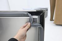 Banc de travail de réfrigération sous-comptoir commercial pour restaurant, congélateur plat, réfrigération horizontale électrique pour usage domestique