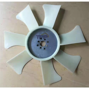 ใบพัดพัดลมระบายความร้อน21060-90069 2106090069ชิ้นส่วนเครื่องยนต์4BJ1สำหรับ EX60 <span class=keywords><strong>Hitachi</strong></span> - Product Image 3