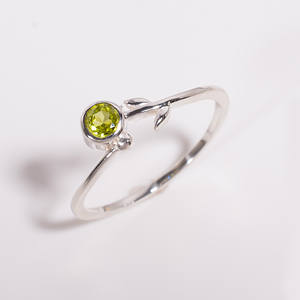 Anillo de plata de ley hecho a mano 925 con piedra preciosa de corte de pera de ónix verde natural diseño minimalista tamaño personalizado US 7,5 para fiestas - Product Image 3