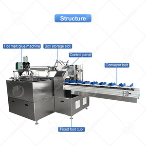 Machine d'emballage automatique de boîtes de mouchoirs ORME pour l'emballage en carton intérieur, adaptée à de multiples secteurs - Product Image 2