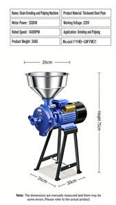 Molino de Granos Eléctrico Comercial de 3500W y 220V para Molienda en Seco y Húmedo, para Restaurantes y Fabricantes de Alimentos en Chicago, Illinois - Product Image 2