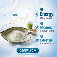 IngreLonier Supply Top Quality 70% Liposomal NAD Poudre Nicotinamide Adénine Dinucléotide NAD Liposomal