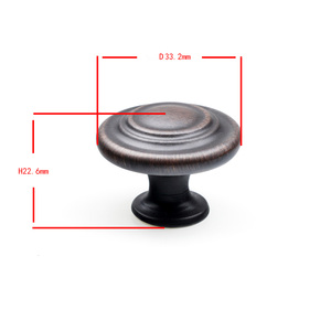 Cocina gabinete ronda perillas Manijas para <span class=keywords><strong>el</strong></span> cajón de los muebles - Product Image 5