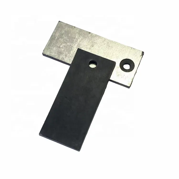 Özel özelleştirilmiş dikdörtgen Nbr + çelik kauçuk bağlı tampon blok ayaklar Metal parçaları üreticisi