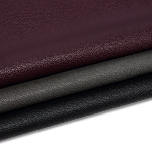 F596Hb 1,3mm ecológico Semi Pu cuero pequeño Lychee grano cuero <span class=keywords><strong>para</strong></span> bolsos al por mayor muebles tapicería sofá - Product Image 4