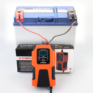 Chargeur de batterie de voiture électrique FOXSUR 12v 24v <span class=keywords><strong>2a</strong></span> pour voiture de golf automobile générale - Product Image 3