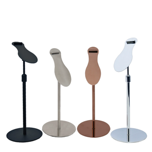 Porte-Chaussures Personnalisé en Acier Inoxydable Doré, Présentoir à Talons Hauts, Présentoir à Chaussures pour Femmes - Product Image 2