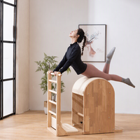 Vinique Fitness Ensemble de studio Pilates commercial en chêne 5 pièces : Reformer, Cadillac, Ladder Barrel, Arc, Wunda Chair – Durable