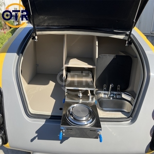Mini <span class=keywords><strong>caravane</strong></span> de voyage légère extensible, mini <span class=keywords><strong>caravane</strong></span> de voyage tout-terrain, <span class=keywords><strong>caravane</strong></span> en forme de larme, camping-car à vendre - Product Image 3