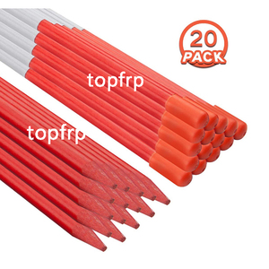 เสาไฟเบอร์กลาสไฟเบอร์กลาสสำหรับทำเครื่องหมายสะท้อนแสงทนทานจาก Frp - Product Image 3