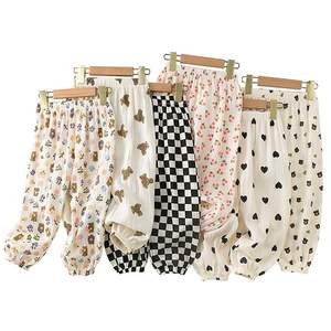 2025 nouveau bébé anti-<span class=keywords><strong>moustique</strong></span> pantalon mince coton lanterne pantalon pour garçons <span class=keywords><strong>et</strong></span> filles pantalons longs amples <span class=keywords><strong>et</strong></span> polyvalents - Product Image 3