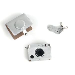 Sac pour <span class=keywords><strong>appareil</strong></span> <span class=keywords><strong>photo</strong></span> numérique Vintage Silver Mini EVO Crossbody PU Storage Case for Instant Camera - Product Image 4