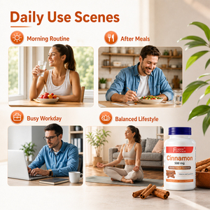 อาหารเสริมซินนามอน Shecome สูตรเฉพาะ ช่วยสนับสนุนการเผาผลาญสารอาหารอย่างมีประสิทธิภาพและเพิ่มพลังงานเซลล์ แคปซูลซินนามอนสำหรับผู้ใหญ่ - Product Image 4