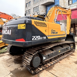 Excavatrice sur chenilles d'occasion Hyundai220lc-9s de bonne qualité bon prix d'excavatrice d'occasion de 22 tonnes en vente - Product Image 1
