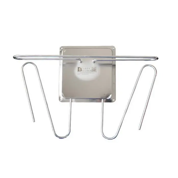 PJQ-06 veterinary equipment wall mounted 304 stainless steel Lead Apron Hanger for veterinary hospital