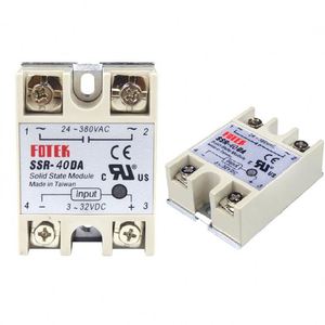 รีเลย์โซลิดสเตต (SSR) 40A AC รุ่น FOTEK 40DA แบบปิดผนึก ดีไซน์ขนาดเล็ก ได้รับการรับรองมาตรฐาน CE - Product Image 1