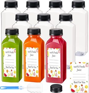 Botellas de Plástico PET Vacías al por Mayor para Bebidas, Jugos, Smoothies y Agua con Tapa - Product Image 2