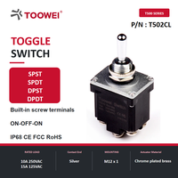 Panneau de commande à interrupteur à bascule TOOWEI ON-OFF-ON adapté aux véhicules d'ingénierie