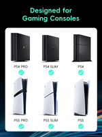 Câble d'alimentation CA DATA FROG 3m avec prise EU 2 broches, accessoire de jeu pour PS4, PS5, Xbox, ordinateur portable, PC, TV, rallonge