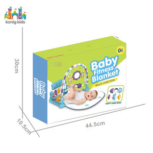 Konig – tapis de jeu de gymnastique pour bébé, tapis de ventre avec miroir, musique et lumières, jeu de Piano - Product Image 5