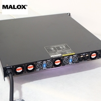 Amplificateur numérique professionnel MALOX AD442 1U en métal, 4x7400W (2), amplificateur audio professionnel de classe D haute puissance pour concerts et discothèques