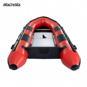 REACHSEA Rsare B260 Marine 8.5ft PVC bateaux gonflables 4 personnes pêche Kayak radeaux à rames <span class=keywords><strong>dériveur</strong></span> avec trou de support moteur - Product Image 3