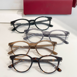 Monturas de Gafas Ópticas Redondas Retro de Acetato Negro, Gafas de Moda con Protección Contra la <span class=keywords><strong>Luz</strong></span> Azul para Mujeres y Hombres, Gafas Graduadas - Product Image 6