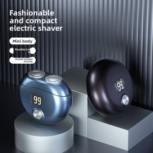 Afeitadora de doble cuchilla IPX6 personalizable de fábrica con motor de lámina alta y bajo nivel de ruido para uso doméstico y de viaje, afeitadora facial - Product Image 3