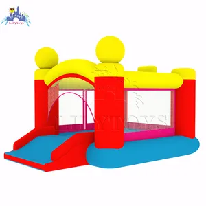 Lilytoys Crianças Lona de Salto Salto Inflável de Nylon Ao Ar Livre Corrediça de Água Inflável Para Piscina Jumping Castelo/Casa