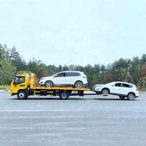 รถยกพ่วงแบบพื้นเรียบ 6 ล้อ JAC ประสิทธิภาพสูง สำหรับกู้ภัยรถยนต์เสีย และขนส่งยานพาหนะในเมือง - Product Image 4