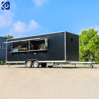 CAMPTRL Nouvelle remorque de type conteneur pour la vente de nourriture de rue, café, hamburgers, frites, glaces, barbecue, camion de nourriture mobile CE DOT