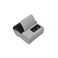 Imprimante portable de facturation 80mm noir et blanc avec lanière Imprimante mobile d'étiquettes thermiques sans fil Bluetooth pour téléphone portable