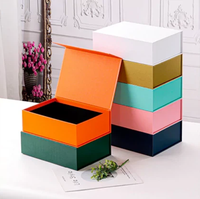 Petite boîte d'emballage de cadeau en papier Boîte de carte cadeau magnétique en carton personnalisé Boîtes cadeau de papier en carton imprimé avec logo personnalisé