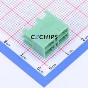 KF2EDGKVH-3.5-2*2P Plug-in Terminal Block Through hole,P=3.5mm Connector Board-to-Board / Socket - Closed 2x2P 3.5mm Green - Product Image 1