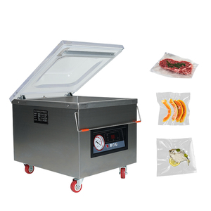 Electric Stainless Steel <b>Desktop</b> Vacuum Sealing Machine Beef and Fruit Packaging with Beef and Fruit Vacuum Sealing Bag - Product Image 1