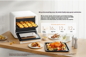 Xiaomi Mijia thông minh Lò nướng điện 40L công suất lớn dọc kiểm soát nhiệt độ chính xác công thức nấu ăn thông minh nấu ăn mkx05m - Product Image 3