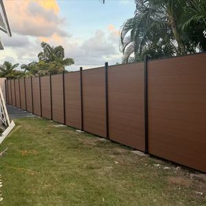 Vente en gros de panneaux de clôture en bois composite WPC imperméables <span class=keywords><strong>pour</strong></span> jardin extérieur Clôture en bois et plastique <span class=keywords><strong>pour</strong></span> - Product Image 3