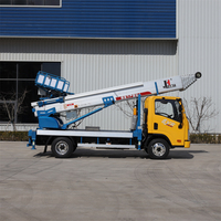 Camion-échelle télescopique JIUHE de 32m et 36m, fabriqué en Chine, pour opérations en hauteur et lutte contre les incendies