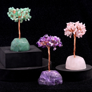 Tự Nhiên 7 Chakra Chữa Bệnh Pha Lê <span class=keywords><strong>Tree</strong></span> Của Cuộc Sống Đá Quý Dây Bọc Cơ Sở Nhà Văn Phòng Bàn Trang Trí Nội Thất Tiền Cây Quà Tặng Cho Sự Giàu Có - Product Image 4