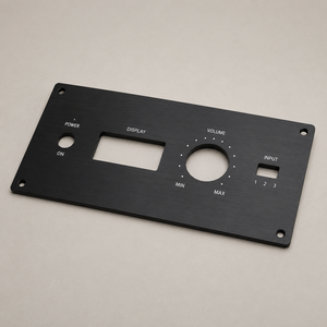 Fabricante de Paneles Frontales de Aluminio Anodizado Personalizados OEM, Mecanizado CNC para Paneles de Control de Instrumentos y Dispositivos Electrónicos - Product Image 2