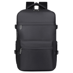Sac à dos de <span class=keywords><strong>voyage</strong></span> élégant pour affaires, Oxford, 40*30*20cm, 24L, bretelles courbées, capacité extensible, taille cabine - Product Image 2