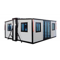 Maison Modulaire Extensible de Luxe 20FT pour Jardin, ADU, Maison d'Invités, Conteneur Mobile Préfabriqué, Appartement 2 Chambres Prêt à Habiter