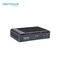Mini PC industriel embarqué sans ventilateur X86, carte mère unique, processeur Intel Core i3 i5 i7 J4125, ordinateur compact et fin 4K, disponible en stock