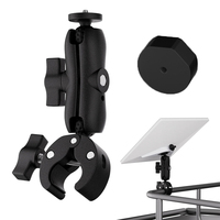 Support Starlink Mini, 360 °   Support de fixation rotatif pour tuyau avec adaptateur fileté pour rail de bateau, camping-car, kit de montage sur barre de toit