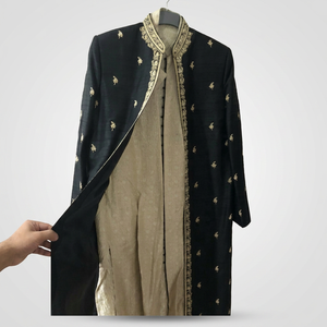 Stylish SHERWANI with <b>Jacket</b> INDIAN & PAKISTAN MEN <b>WEDDING</b>>Men's Suits & Blazer>Men's Suits - Product Image 5