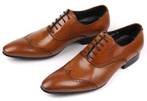 Formal Leather Oxford Shoes Slip-On Pointed <b>Toe</b> Non Slip Waterproof Wear Resistant Breathable Arch <b>Support</b> Rubber Outsole - Product Image 6