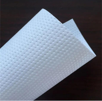 Membrane respirante imperméable en polypropylène de 0,16 à 0,5 mm, perméable à la vapeur, sous-couche de toiture pour toiture en pente, construction de toiture métallique